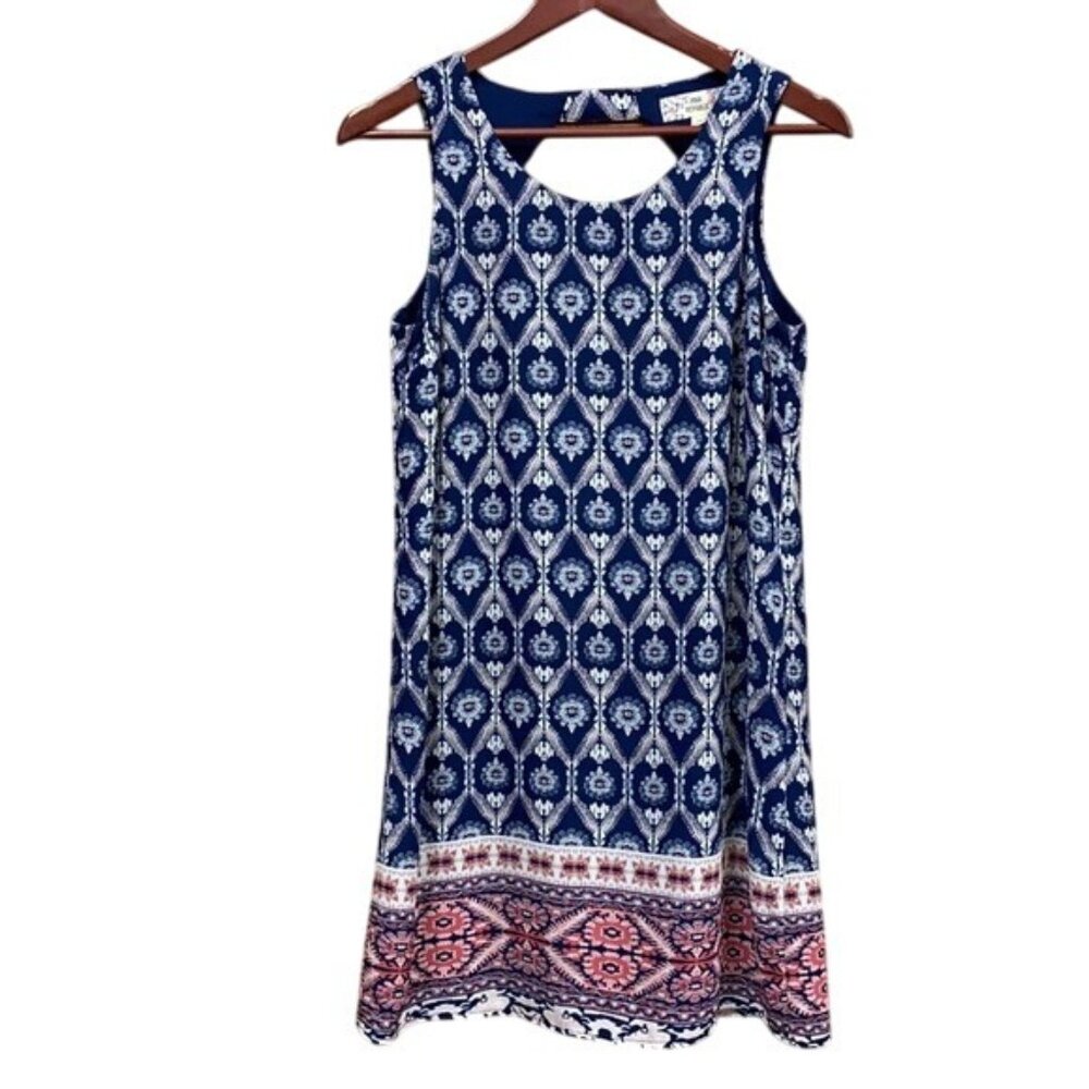 Pink Republic Open Back Paisley Mini Dress Medium
